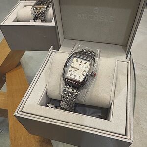 Michele Urban Mini Diamond Bracelet Watch, 29mm